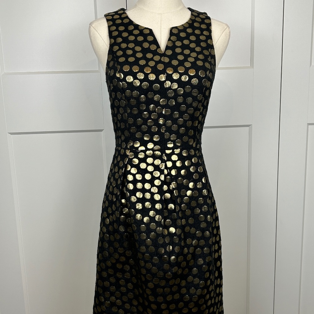 Metallic sleeveless Pencil dress